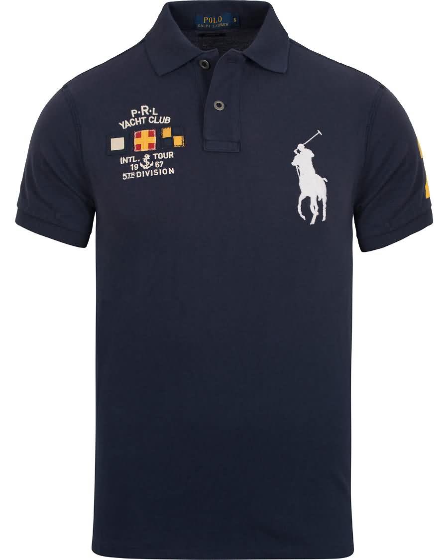 polo ralph lauren yacht club polo chateau navy På Salg Nye Stil l5t1d